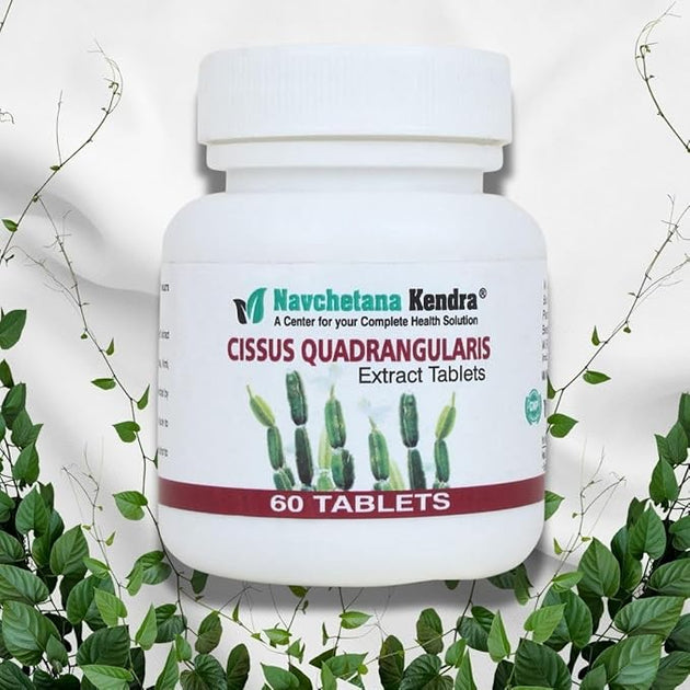 Navchetana Kendra Cissus Quadrangularis Extract Tablets 60 Tablets bottle