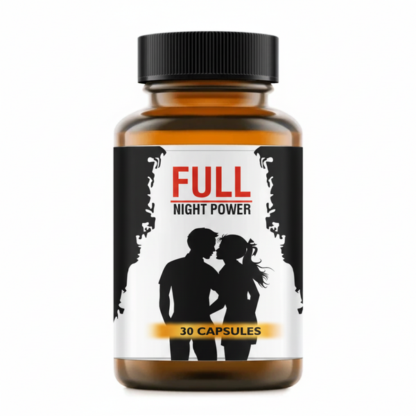Full Night Power Capsules 30 Capsules bottle front – Navchetana Kendra Men's Vitality