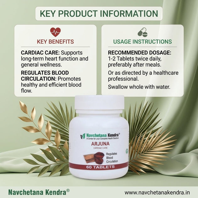 Arjuna Extract Tablets - Navchetana Kendra Health Care Pvt Ltd - product_type