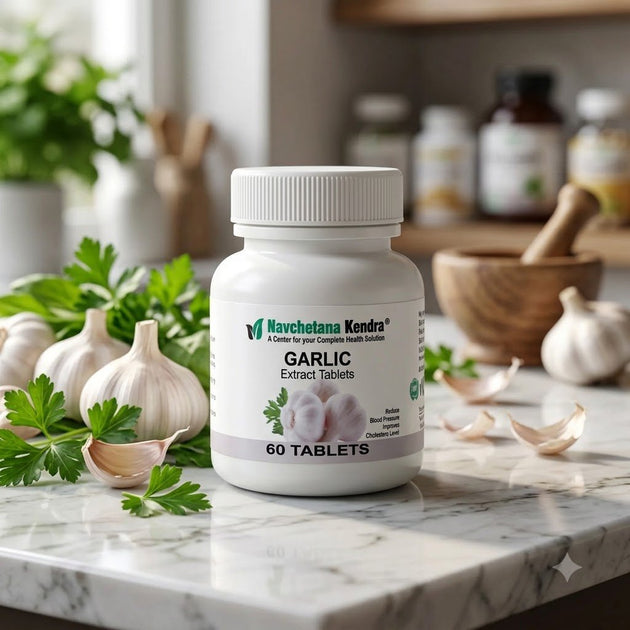 Garlic Extract Tablet | Ayurvedic Heart Health Support - Navchetana Kendra Health Care Pvt Ltd - product_type