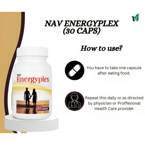 Nav Energyplex 30 Capsules - Front